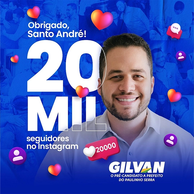 Siga o @Gilvan45 no Instagram